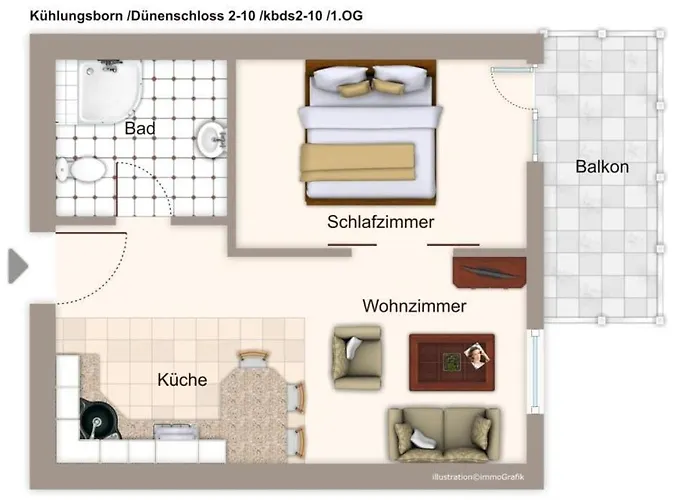 Dünenschloss Dünenschloss 2-10 Apartamento Ostseebad Kühlungsborn